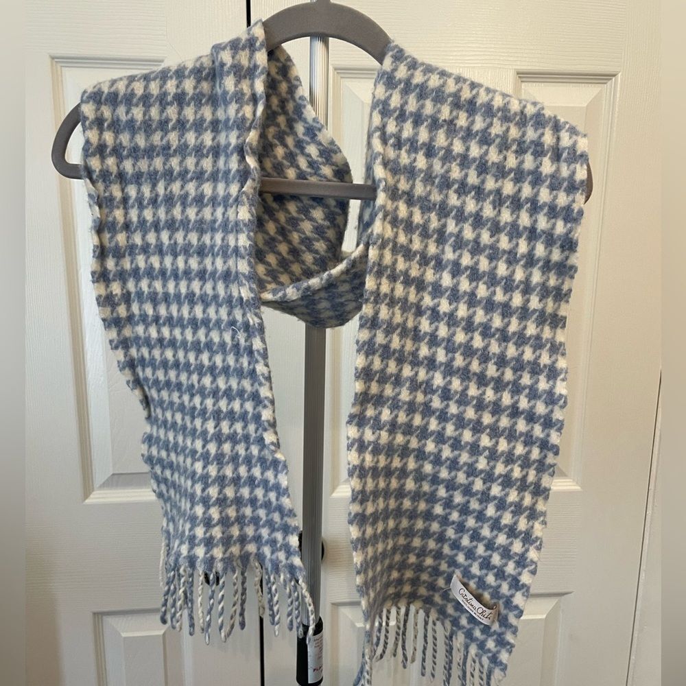 Cristina Chiti Plaid Wool Scarf made in Italy
